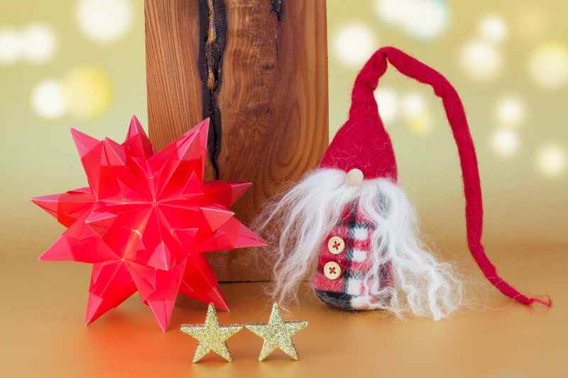 Origami di Natale con Babbo Natale