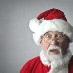 Babbo Natale faccia stupita