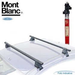 barre da tetto in acciaio per renault captur della gamma supra di montblanc