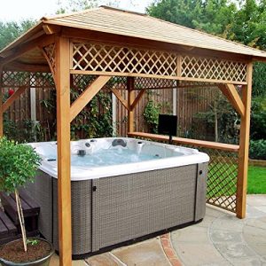 offerte gazebo in legno da giardino