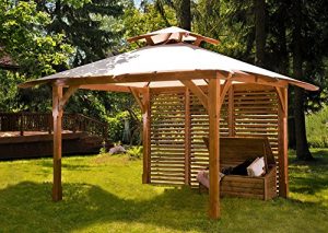 offerte gazebo in legno da giardino